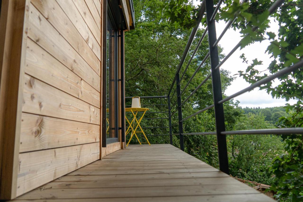 Le Moonloft Insolite Tiny-House Dans Les Arbres & 1 Seance De Sauna Pour 2 Avec Vue Panoramique Osenbach Exterior photo